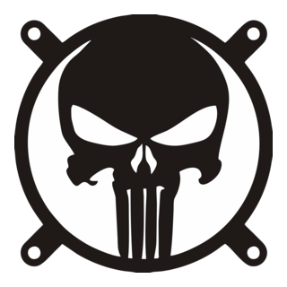 The Punisher Fangrill 120mm x 120mm Logo PNG Vector