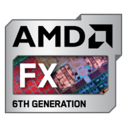 AMD FX 6TH Generation Logo PNG Vector