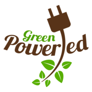 Green Powered Logo PNG Vector