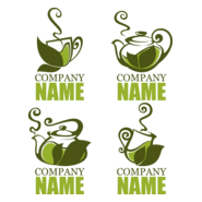green tea Logo PNG Vector