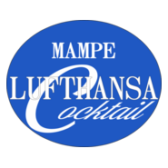 Mampe Lufthansa Cocktail Logo PNG Vector