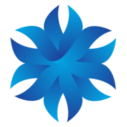 Origami Flower Logo PNG Vector