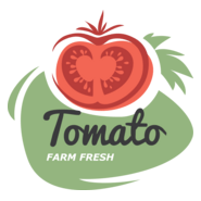 Retro tomato Logo PNG Vector