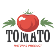 Retro tomato Logo PNG Vector