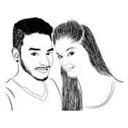 sharan rudrox couple Logo PNG Vector