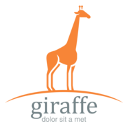 Simple giraffe Logo PNG Vector