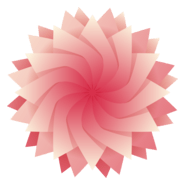 Swirled flower Logo PNG Vector