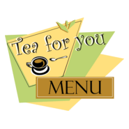 Tea menu Logo PNG Vector
