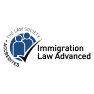 The Law Society Accredited Immigration Law Advance Logo PNG Vector