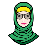 Wanita Tudung Hijab Logo PNG Vector