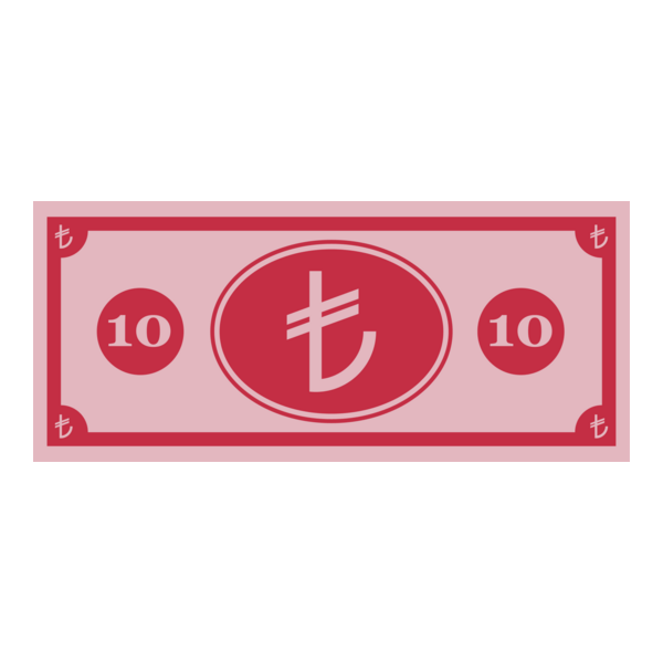 10 TL (Türk Lirası) Logo PNG Vector
