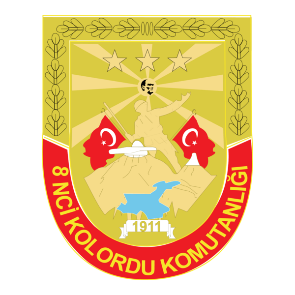 8. kolordu komutanlığı Logo PNG Vector