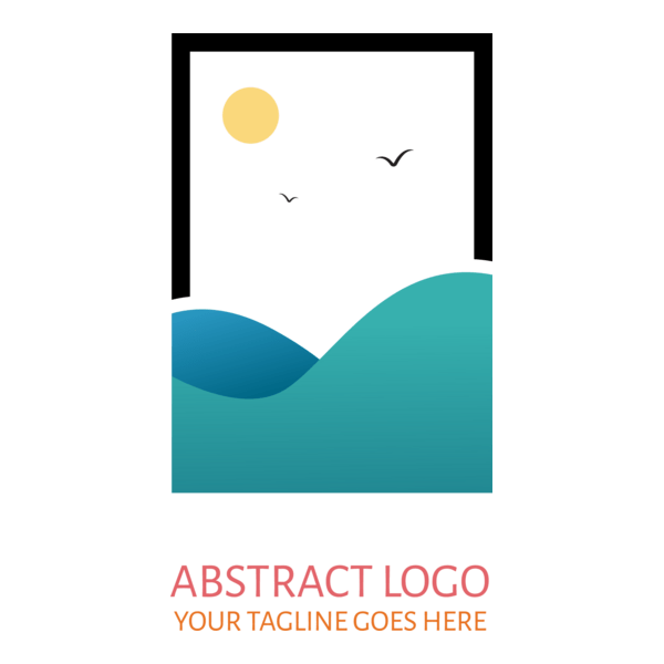Abstract sea Logo PNG Vector