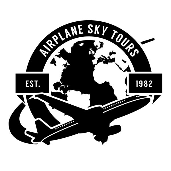 Airplane badge in retro style Logo PNG Vector