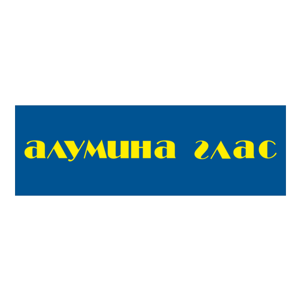 Alumina Glass Logo PNG Vector