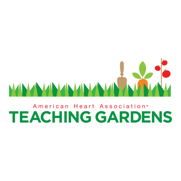 American Heart Association Teaching Gardens Logo PNG Vector