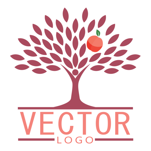 Apple tree Logo PNG Vector