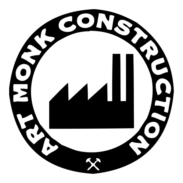 Art Monk Construction Logo PNG Vector