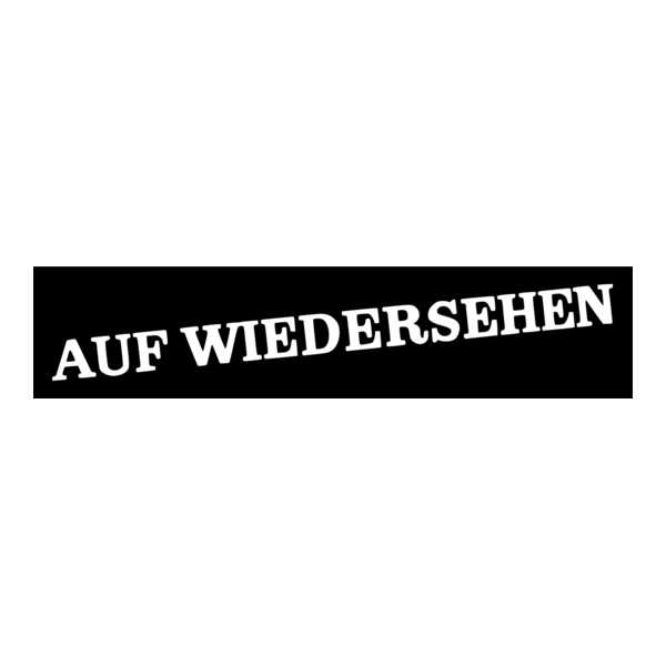 Auf Wiedersehen Logo PNG Vector
