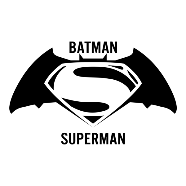 Batman vs Superman Logo PNG Vector