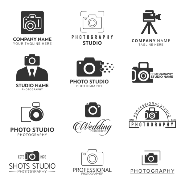 Black Photographers Colection Logo PNG Vector