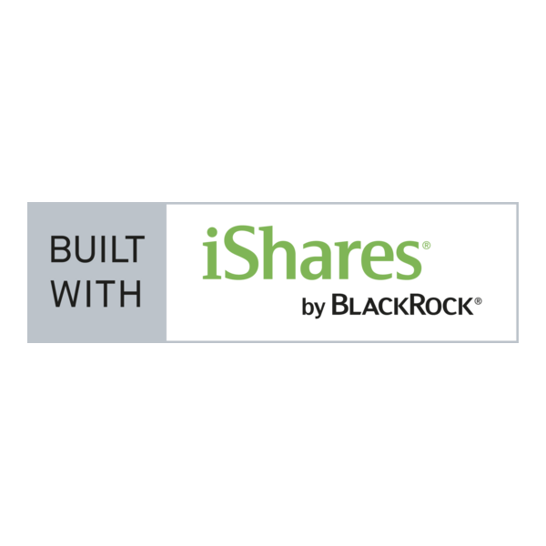 Built with iShares by BlackRock Logo PNG Vector