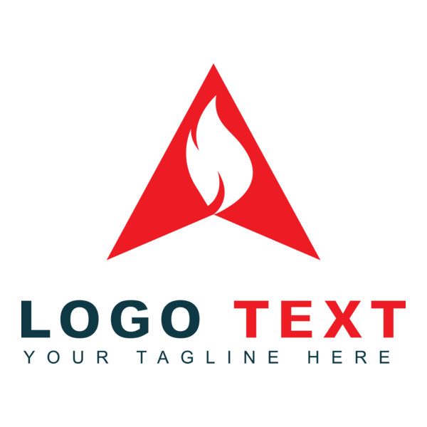 Burning flame Logo PNG Vector