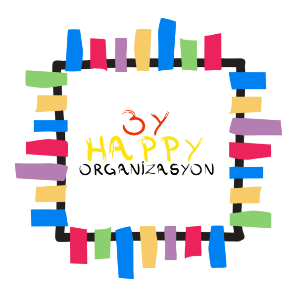 BY HAPPY ORGANİZASYON Logo PNG Vector