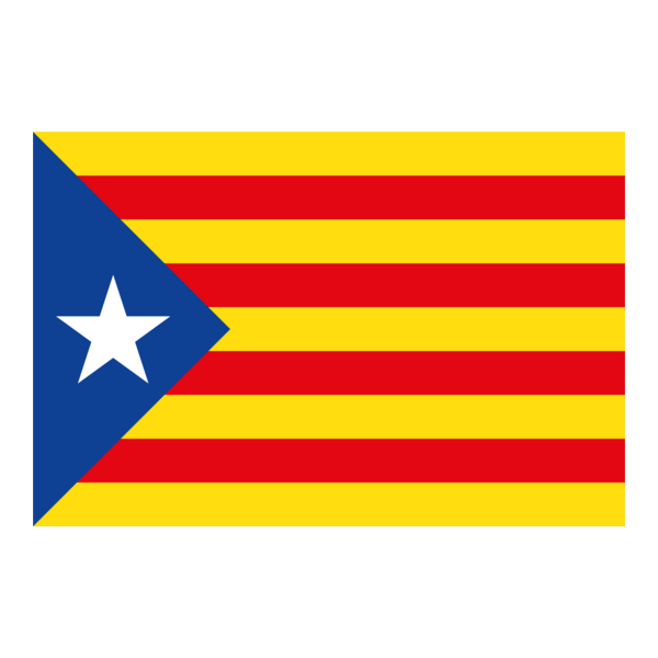 Catalunya Flag Logo PNG Vector