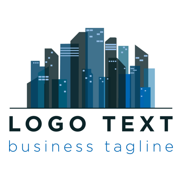 City skyline Logo PNG Vector