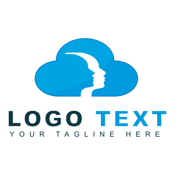 Cloud and people Logo PNG Vector