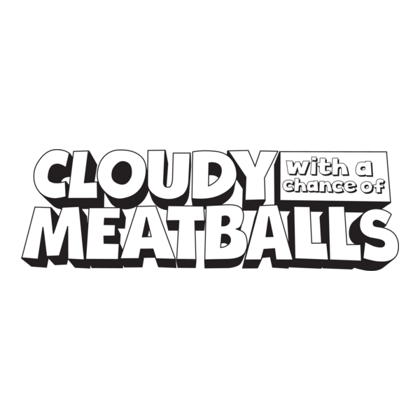 Cloudy with a Chance of Meatballs Logo PNG Vector