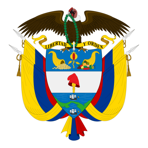 Coat of arms of Colombia Logo PNG Vector