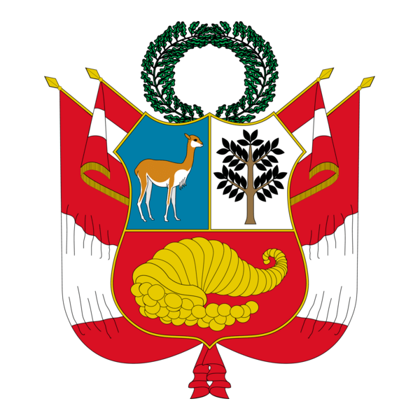 Coat of arms of Peru Logo PNG Vector