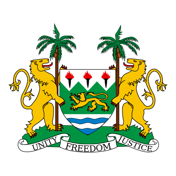 Coat of arms of Sierra Leone Logo PNG Vector