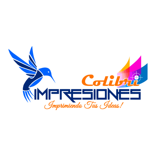 Colibrí Impresiones Logo PNG Vector