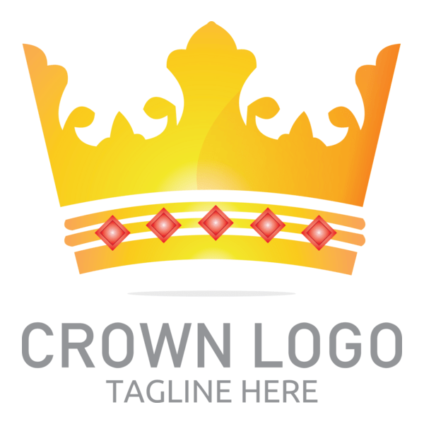 Coloured Crown Logo PNG Vector