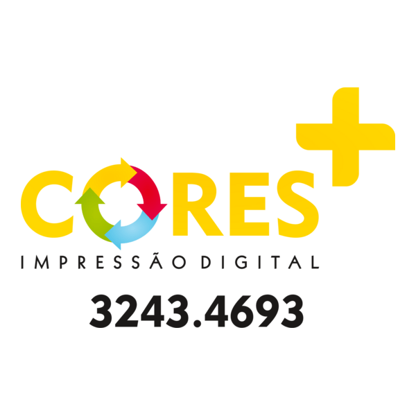 Cores Mais Impressão Digital Logo PNG Vector