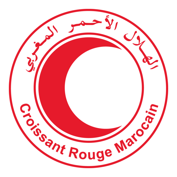 Croissant Rouge Marocain Logo PNG Vector