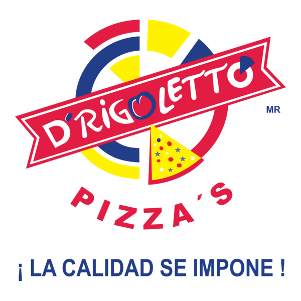 De Rogoletto Pizzas Logo PNG Vector
