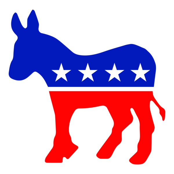 Democratic Donkey Logo PNG Vector