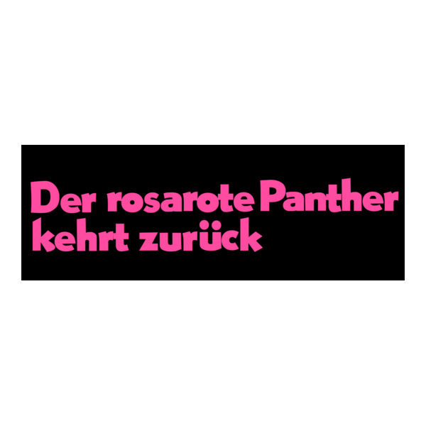 Der Rosarote Panther Kehrt zurueck Logo PNG Vector