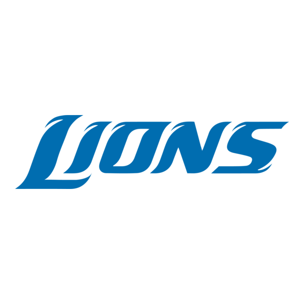Detroit Lions Wordmark Logo PNG Vector