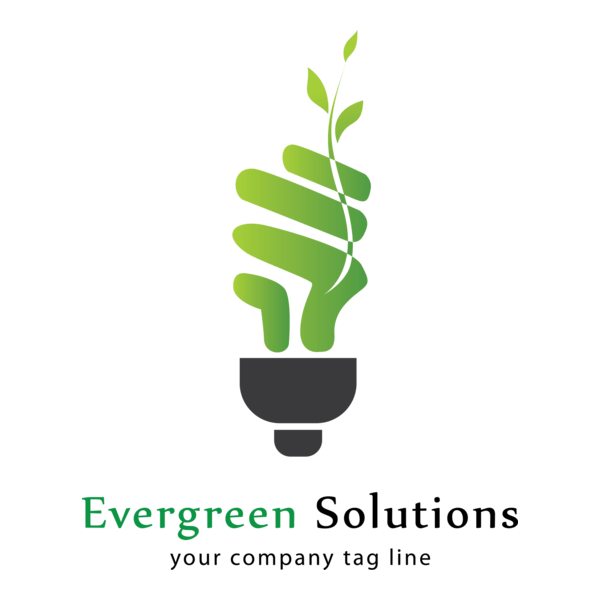 Eco bulb Logo PNG Vector