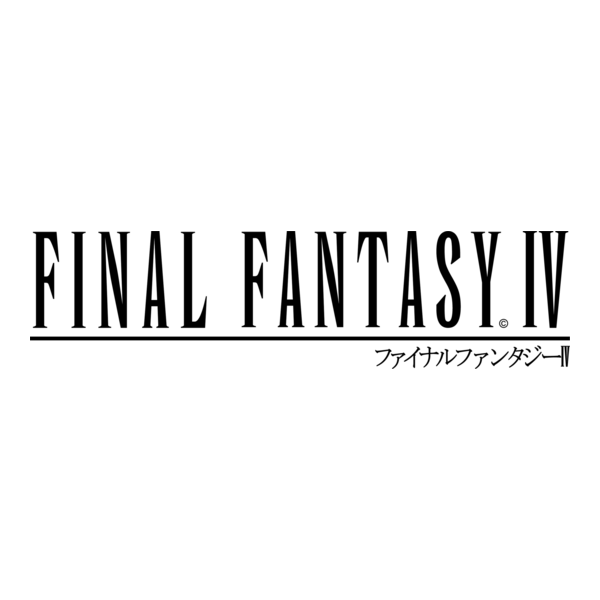 Final Fantasy IV Logo PNG Vector
