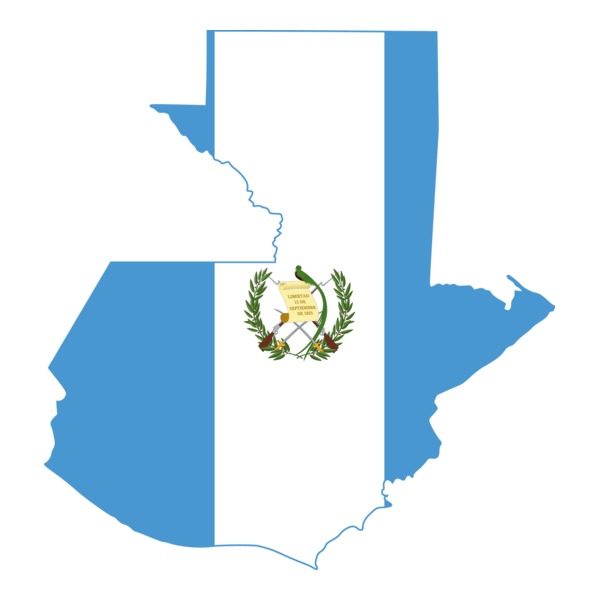 Flag map of Guatemala Logo PNG Vector