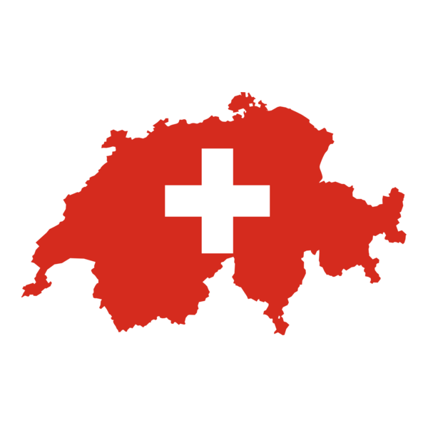 Flag map of Switzerland Logo PNG Vector