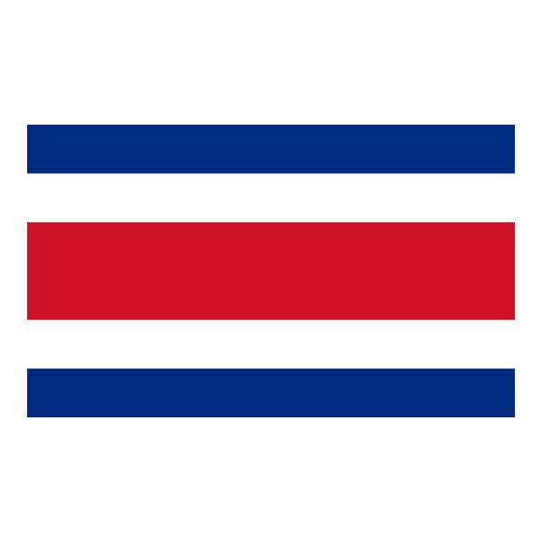 Flag of Costa Rica Logo PNG Vector