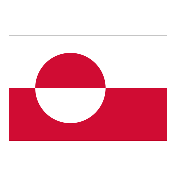 Flag of Greenland Logo PNG Vector