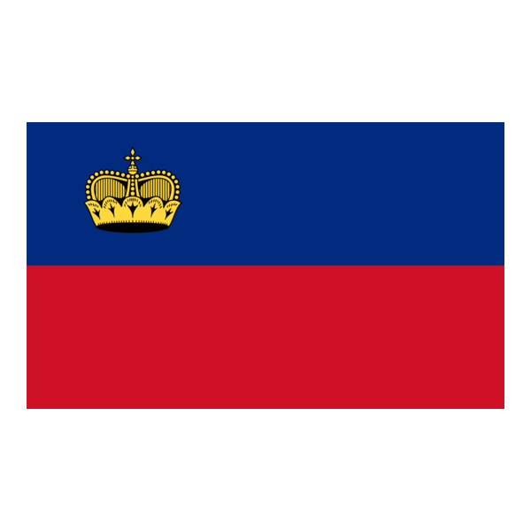 Flag of Liechtenstein Logo PNG Vector